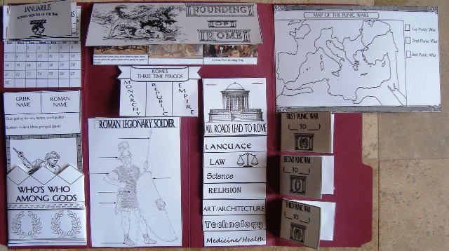 Ancient Rome Lapbook | Tina's Dynamic Homeschool Plus